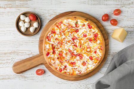 Пицца Морская большая