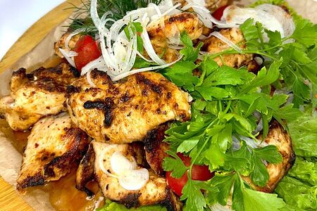 Шашлык из куриного филе
