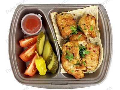 Филе индейки на углях (гарнир1)