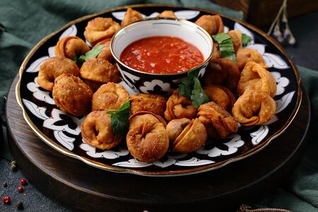 Чучвара жареная