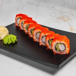 Калифорния с тигровыми креветками