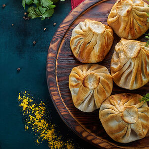 Хинкали Genacvale жареные Говядина-баранина