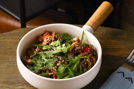 Удон лапша с курицей