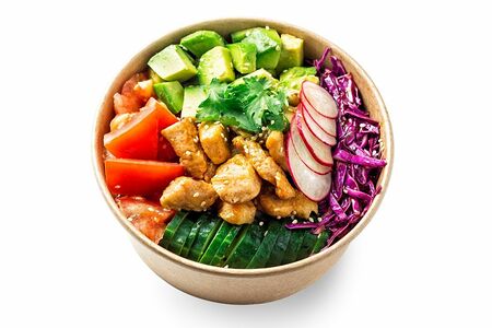 Поке с курицей