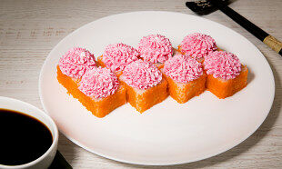 Ролл Лава с креветкой