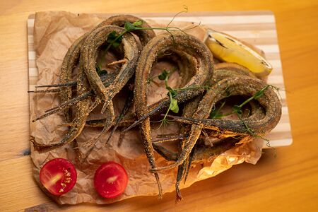 Сарган жареный