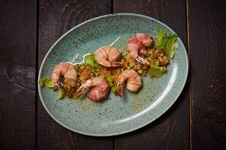 Сальса с тигровыми креветками