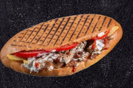 Гиро с мясом и сыром