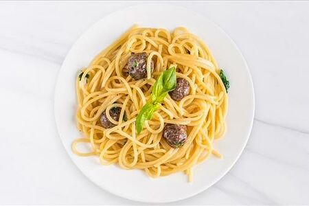 Паста спагетти со слив маслом