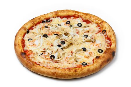 Пицца с морепродуктами
