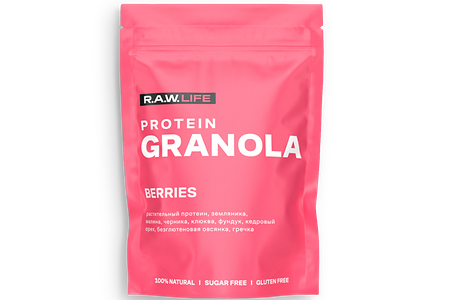 Гранола протеиновая R. a. w. life Ягоды