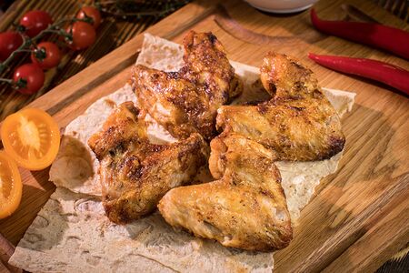 Шашлык из куриных крыльев