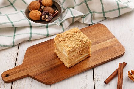 Наполеон с заварным кремом