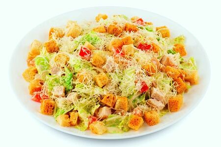 Салат Цезарь с курицей