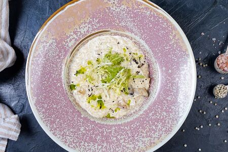 Ризотто с грибами и черным трюфелем