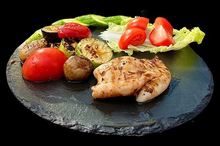 Шашлык из тушки кальмара