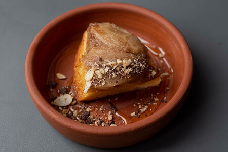 Яблочный пирог на миндальном тесте