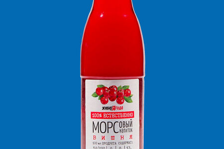 Морс Живая ягода вишневый