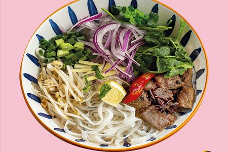 Фо с тушеной говядиной