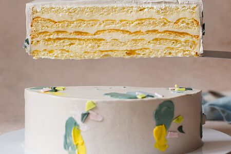 Сливочный пломбир с персиком