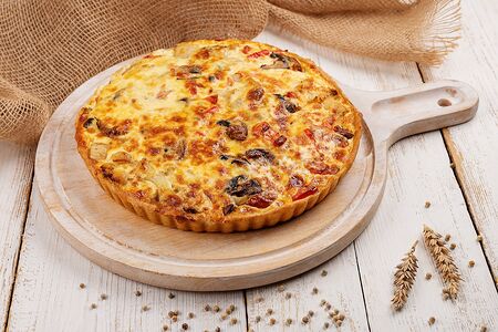 Пирог Лоранский с грибами