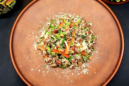 Лобио с орехами