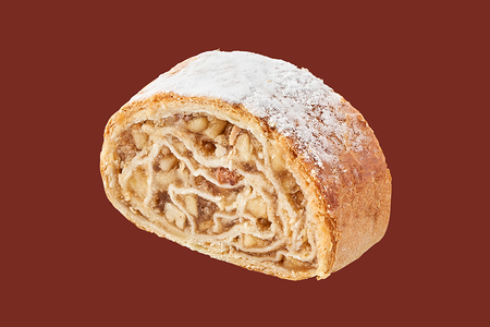 Штрудель с яблоком и корицей