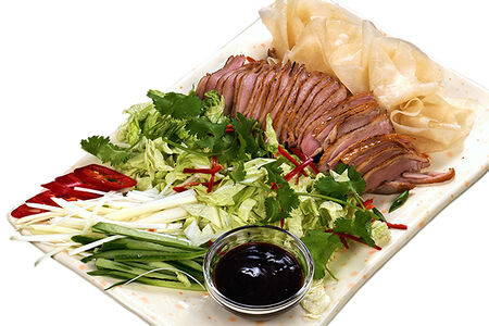 Половина утки по-пекински 