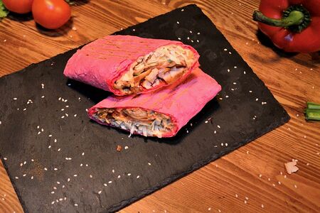 Шаурма Чилийская с курицей