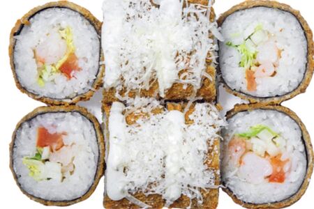 Цезарь с креветкой темпура