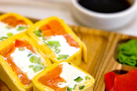 Тортилья с лососем