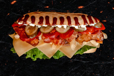 Чиабатта Бекон Барбекю