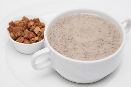 Суп-пюре грибной (постный)