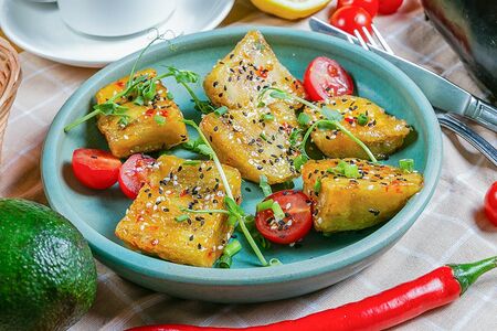 Баклажаны в соусе чили