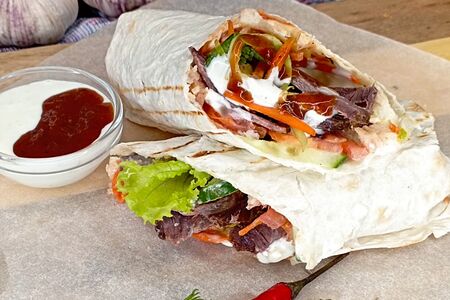 Шаурма с говядиной