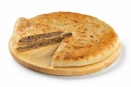 Пирог с мясом и капустой