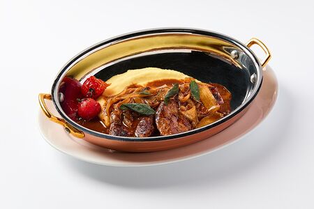 Телячья печень с шалфеем