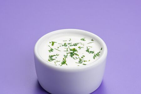 Чесночно-сметанный соус