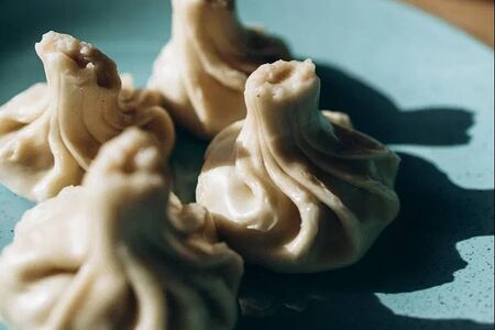 Хинкали с картофелем и сыром