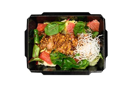 Утиная грудка, грейпфрут, соус хойсин