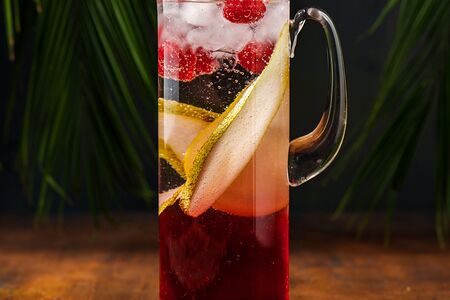 Груша-малина лимонад