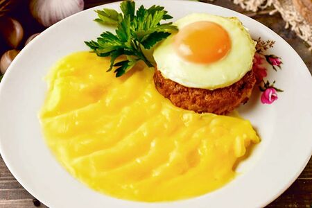 Бифштекс с гарниром