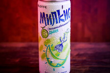 Lotte Milkis дыня (напиток газированный молочный)