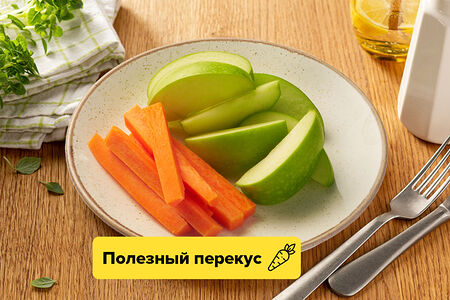Брусочки яблоко и морковь
