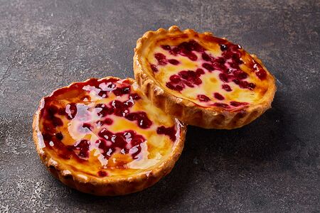 Мини-сметанник с брусникой