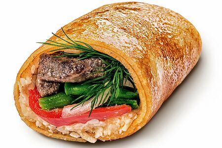 Блин большой острый с говядиной