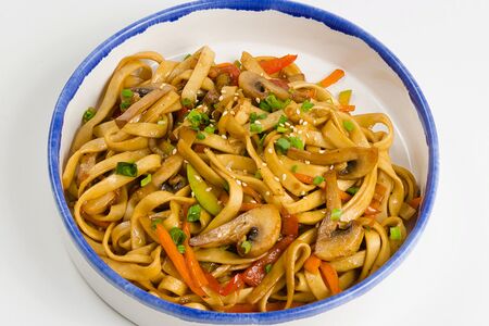 Лапша с грибами