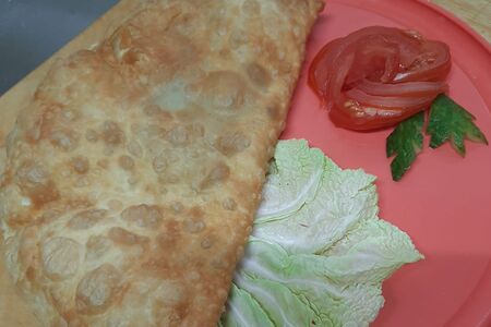 Чебурек с мраморной говядиной