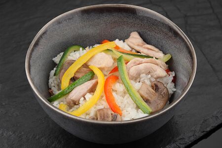 Рис с курицей