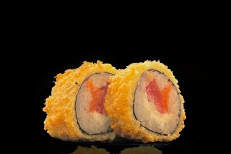 Темпура с копченым лососем